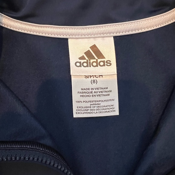 Adidas Boys Full zip lightweight jacket Youth size 8 - Picture 4 of 6